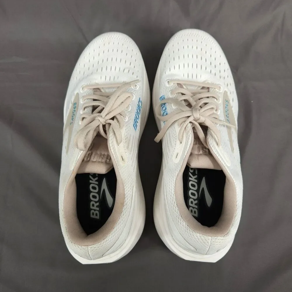 Brooks Ghost Max 3 Shoes Women Size 10 Coconut Chateau Grey